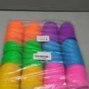 36 Pack 4 Inch Large Easter Eggs Big Colorful Easter Eggs for Refillable Basket Fillers Flat Bottom Plastic Easter Eggs Empty Surprise Eggs for Easter Hunt Party Favor