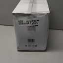 KIRE 100PCS Disposable Plates - White with Gold Rim for Christmas Party/Wedding - Includes 50Pieces 10.25inch Dinner and 50Pieces 7.5inch Dessert/Salad Plates