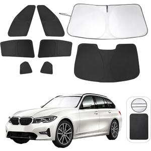8PCS YYCKE Window Shades for 3 Series 2013-18 for BMW Accessories Car Side Full Windows Rear Triangular Windshield Sun Shade Sun UV Rays & Privacy Protection for Camping,Napping,and Relaxing 8PCS YYCKE Window Shades for 3 Series 2013-18 for BMW Accessories Car Side Full Windows Rear Triangular Windshield Sun Shade Sun UV Rays & Privacy Protection for Camping,Napping,and Relaxing