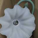 Flower Table Lamp for Bedroom, 3 Colors Flower Reading Light with E26 Bulb, Cute Lily Desk Lamp Bedside Lamps for Nightstands Home Decor, Adjustable Flexible DIY Floral Lamps for Living Room Office (Green)