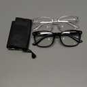 Blue Light Blocking Glasses - Fashion Square Eyeglasses, Anti UV Ray Computer Gaming Glasses Blue Blockers for Women/Men