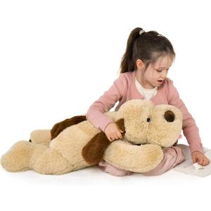 MaoGoLan Giant Dog Plush,31" Large Stuffed Animal Dog, Fluffy and Cuddly Stuffed Puppy Stuffed Animal Throw Pillow Toy Birthday for Girls Kids