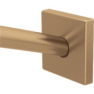 Moen Triva Bronzed Gold Adjustable 48 to 72-Inch Curved Shower Curtain Rod, CSR2169BZG