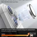 TORRAS 3-Year Ultimate Durability for iPhone 17 Pro Max/17 Pro Camera Lens Protector-1:1 Invisible Fit & Ultra Clarity, Military-Grade 9H+ Aerospace Glass Anti-Scratch Easy Installation,Silver
