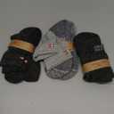 DANISH ENDURANCE Mixed Length Outdoor Hiking Socks, Merino Wool, Women & Men, 3-Pack (Medium, Grey)