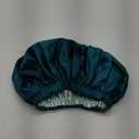 Satin Bonnet Silk Bonnet Hair Bonnet for Sleeping-Slouchy Beanie Hat Satin Sleep Cap for Women's Natural & Curly Hair(Blue Zircon)