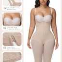 SHAPSHE Fajas Colombianas Tummy Control Shapewear Faja Body Shaper Post Surgery Compression Garment Shapewear for Women, Medium 