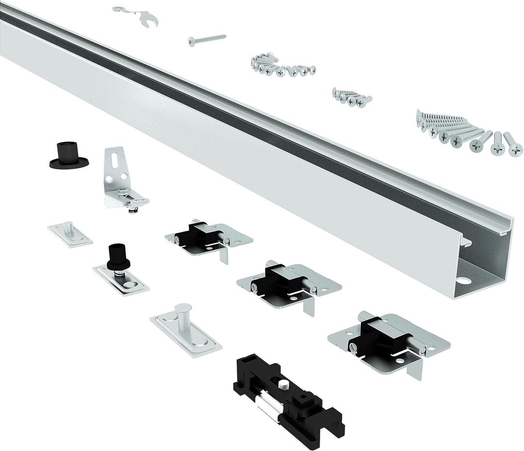 JUBEST 36in Bifold Door Hardware Kit, Top Mount, 2-Door System, No Doors