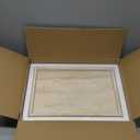 BUICCE Rectangular Decorative Serving Tray,Modern Travertine Large Coffee Table Tray