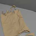 Women's Strapless Shapewear Bodysuit Tummy Control Seamless Sculpted Body Shaper with Removable Straps (Large, Thong-1-skin)