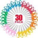 30 Pack Kids Scissors, 5 Inch Bulk Scissors for School, Blunt Tip Scissors for Child Student Teacher, School Supplies Craft Cutting Paper, Kids Safety Scissors for Preschool Classroom Office Home