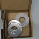 7/8" ID x 2-1/4" OD Stainless Steel Flat Washers, 304 (18-8), Plain Finish, Pack of 10