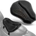 PBYMT Motorcycle Seat Cushion, Large Universal Motorcycle Gel Seat Pad 3D-Honeycomb Structure Shake Rider Cushion TPE Shock Absorption and Breathable for Long Rides