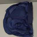 ORIDOOR Womens Organza Church Tea Party Wedding Fascinator Derby Hat Wide Brim Sun Hats (One Size, E1-navy Blue)