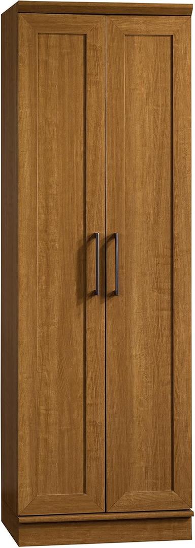 Sauder HomePlus Storage Cabinet/ Pantry cabinets, Sienna Oak finish, L: 23.25" X W: 17" X H: 71.125"