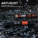 2 x 20PCS Premium Hex Bit Set, Impact Allen Wrench Drill Bit Set (Metric&SAE), 1/4 Hex-Shank S2 Alloy Steel Key Drill Bit Set with Magnetism, CNC Machined Tips, 2" Long with Storage Box