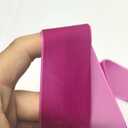 Chenkou Craft Hot Pink 25 Yards/roll 1 1/2" Velvet Ribbon Total 30 Colors Assorted Lots Bulk (Fuschia, 1 1/2"(40mm))