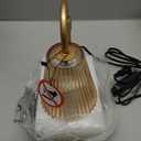 Candle Warmer Lamp with Timer: Electric Candles Wax Warmers Glass Lamps for Jar Candles Burner Adjustable Height and Dimmable Light Modern No Flame Scented Candle Warming Lantern, Amber