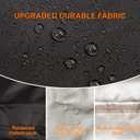 Outdoor Table Cover, 210D Silver-Coated Oxford Cloth Waterproof Prep Table Cover for Ooni Medium Stainless Steel -32"X24"X36" (Cover Only)