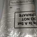 Scalloped Felt Bulletin Board 36 x 24 Inches Foldable Beige Pin Cork Board Alternative for Wall, 3' x 2' Trifold Picture Vision Self Adhesive Bulletin Decorative