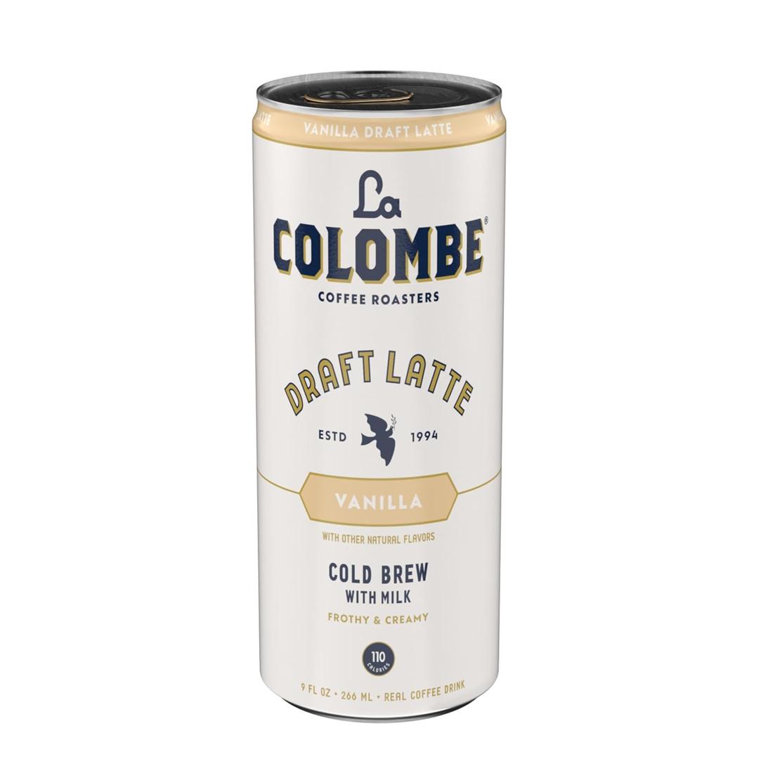 La Colombe, Latte Draft Vanilla, 9 Fl Oz, 4 Pack (EXP 04/19/26)