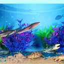 23 Pcs Ocean Diorama Kit Under the Sea Animal Figure Toys Realistic Ocean Animal Figurines Toy Including Shark, Whale, Corals Artificial Coral Seagrass with a Gift Box for Birthday Party Decorations