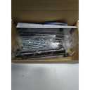 Ravinte 10 Pack Solid 4 Inch Center to Center Slim Square Bar Drawer Handles Kitchen Cabinet Handles Black Drawer Pulls Kitchen Cabinet Hardware Matte Black Dresser Pulls