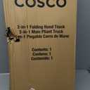Cosco Shifter Folding Hand Truck/Cart - Heavy Duty Steel Frame, 300lbs Capacity, Black