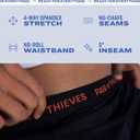 Pair of Thieves Men's Underwear Boxer Briefs - Soft Cotton Boxer Briefs for Men Pack - 4 Pack Tagless Mens Underwear (M)