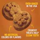 Blue Dog Bakery Natural Dog Treats, Doggie Paws, Peanut Butter, 16.2oz (6 Count) (EXP 03/15/28)