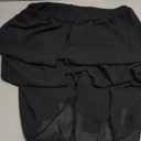 SweatyRocks Women's High Waist Split Thigh Cover Up Skirt Sheer Beach Long Skirt Swimwear (Large, Black)