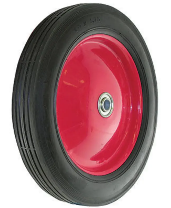 Lot of 2, Shepherd 9597 Metal Rib Tread Replacement 10" Wheel