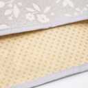 HappyFlute Splat Mat for Under High Chair/Art/Crafts/Playtime,Waterproof and Washable Splat Mat for Baby Feeding Supplies,43'x43' Square(Flowering Straw)