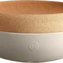 Emile Henry Large Food Storage Bowl, 14.1 inch, Clay