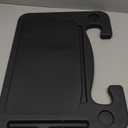 JUSTTOP 4 In 1 Car Steering Wheel Desk for Laptop,Versatile Upgraded Car Seat Tray, Spacious Steering Wheel Table With Tablet Holder and Dual Sauce Racks,Steering Wheel Under Table Console (Large)