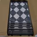 15-Pack Non-Slip Stair Treads 30" x 8" for Wooden Steps Indoor - Carpet With Reusable Adhesive for Kids, Elders and Pets (Dark Grey)