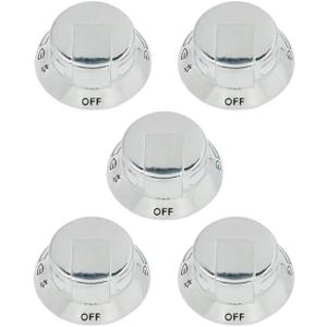 318569904 Cooktop Burner Control Knob Fit for Electrolux Frigidaire Range Cooktop, Gas Cooktop Knob Replaces AP5809436 PS9495257 3514026, 5 Pack