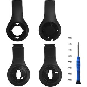 Studio Pro Inside Panel Inner Panel Repair Parts Accessories Repair Kit for Beats Studio ProModel A2924 Headphone,Durable Inner Shell Outside Shell Repair Parts(Black)