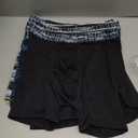 Hanes boys Performance Tween Boxer Briefs Underwear, Assorted Prints & Solids, 6-pack (Large, Black/Blue/Green/Grey - 6 Pack)