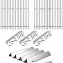 Genesis II Grill Replacement Parts 66802 Grates 66795 Flavorizer Bars 66685 Heat Deflector for Weber Genesis ii Grill Parts 2 GS4 300 Series GBS ii E-310 E-315 E-335 S-335 SE-310 SE-335 LX S-340 66095