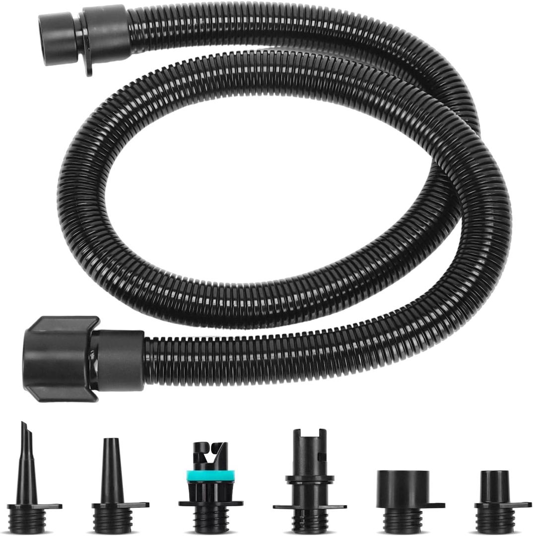 SUP Pump Hose, Inflation Hose for Portable Electric Air Pump, Quick Connect Adapter for Stand Up Paddle Board, Boat, Pool, Air Mattress, Inflatable Tent