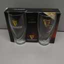 Guinness 20oz Beer Glasses Twin Pack | Certified Official Merchandise | Ideal gift for Beer Lovers