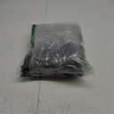 Toilet Rugs U-Shaped 24x20, Soft Absorbent Non-Slip Contour Bathroom Rugs for Toilet, Machine Washable Contoured Bath Mats, Black