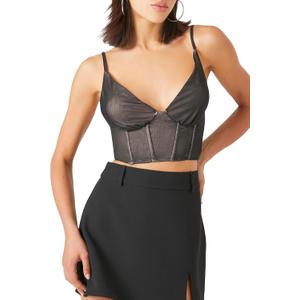 Forever 21 Women's Bustier Cropped Cami (L)