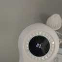 Electric Spin Scrubber, Cordless Shower Scrubber with Battery Level Display, 2 Speeds Electric Scrubber for Cleaning with 6 Replaceable Heads, Cleaning Brush for Bathroom/Sink/Window (White)