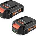 Powilling 2-Pack 3.5Ah 20V Lithium Battery Replacement for Worx 20V Power Share, for Worx Yard, Leaf Blower & Trimming Tools, Compatible with WA3525 WA3575 WA3520