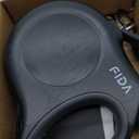Fida Retractable Dog Leash, 16 ft Dog Walking Leash for Small Dogs up to 26 lbs, 360 Tangle Free, Black