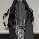 EMART Backdrop Stand 10x7ft(WxH) Photo Studio Adjustable Background Stand Support kit with 2 Crossbars, 8 Clamps, 2 Sandbags and Carry Bag for Parties, Events Decoration, Wedding, Photography (Black)