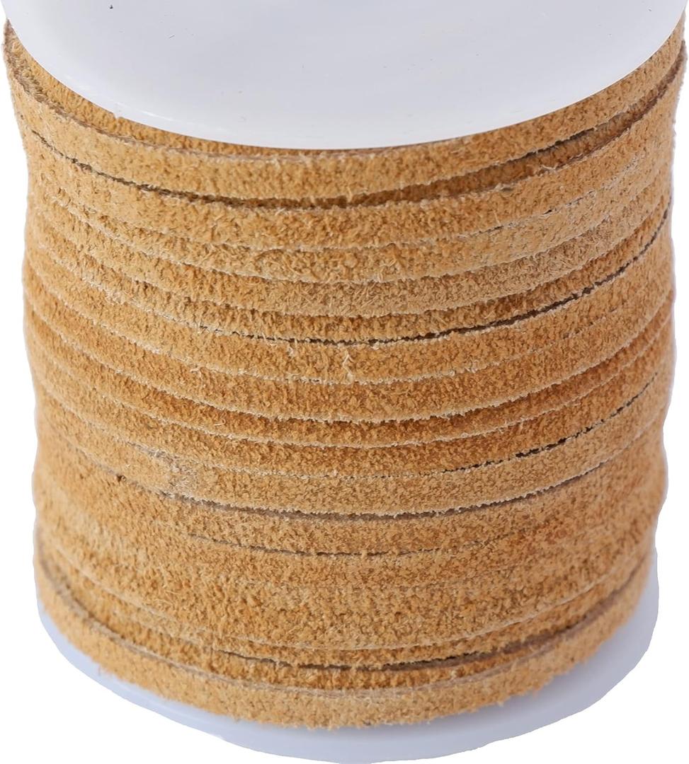 Suede Lace, 1/8" x 27 Yards (Beige)