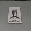 Acer USB C to DisplayPort Cable 6.6 FT (4K@60HZ 2K@165Hz), Type-C to DisplayPort Cord (Sturdy Aluminum, Plug & Play) Thunderbolt 3/4/5 Compatible with MacBook Pro/Air, iPhone 16 Pro/Max, XPS, Surface